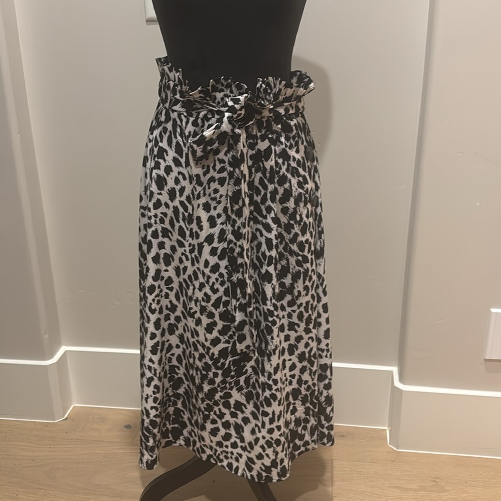 Leopard Print Women's Skirt